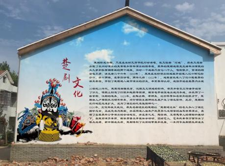 石门如何进行墙体彩绘制作
