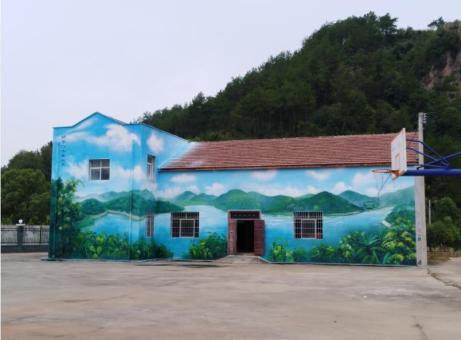 石门彩绘墙绘一般制作的位置