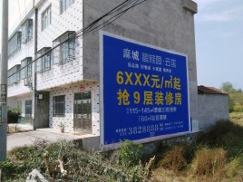 石门墙体广告质量分析