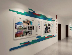 石门企业文化墙用什么材料好？