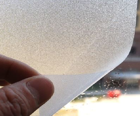 石门玻璃门外面粘广告用什么材料好？